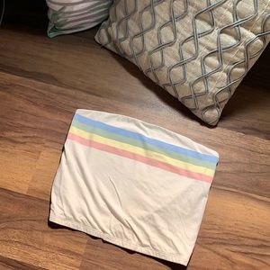 Pastel Rainbow Tube Top